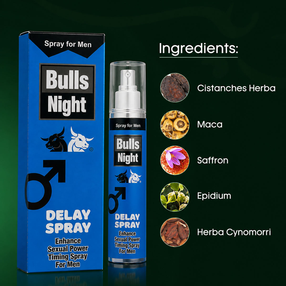 Bulls Knight Delay Spray