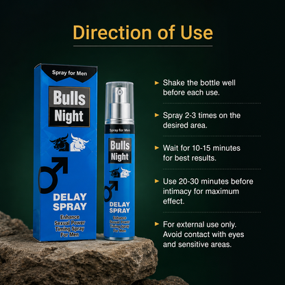 Bulls Knight Delay Spray
